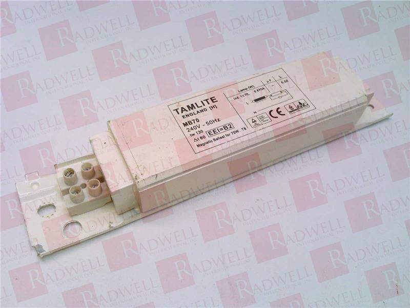 BALLAST MAGNRTIC 240VAC 50HZ LAMP:1X70W .67A