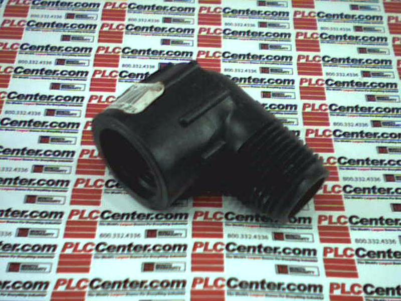 ELBOW FITTING BLACK 1/2IN NPT M/F PVC SCH-40