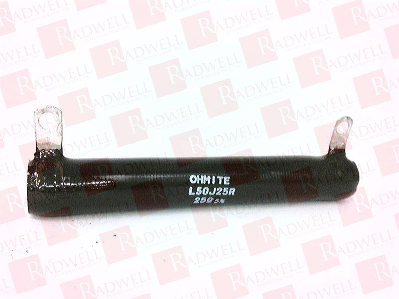 RESISTOR, POWER, 25 OHM, 50W, 5%; RESISTANCE:25OHM; PRODUCT RANGE:270 SERIES; POWER RATING:50W; RESISTANCE TOLERANCE: 5%; VOLTAGE RATING:1.625KV; RESISTOR ELEMENT TYPE:WIREWOUND; TEMPERATURE ...