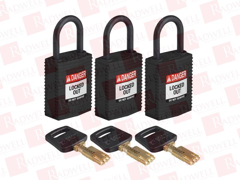 BRADY CPT-BLK-25PL-KA3PK