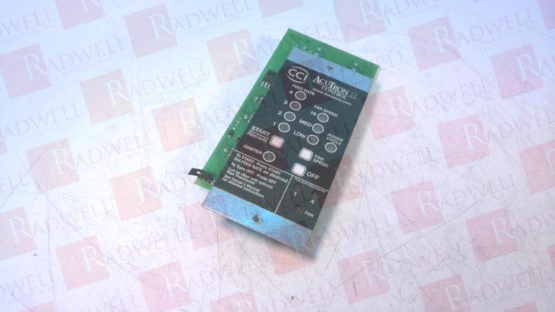  , STOVE CONTROLLER, ACUTRON II CONTROL, 4 FEED RATES, 3 FAN SPEEDS