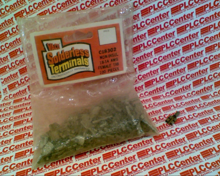 TERMINAL CONNECTOR 18-14AWG NONINSUL FEMALE 100/PK