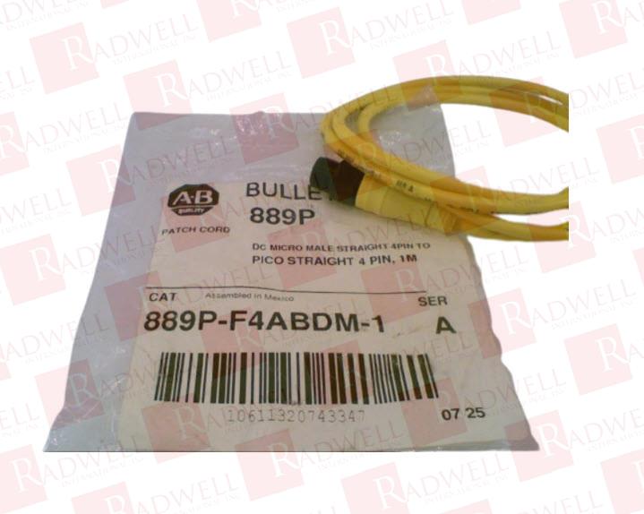 889P-F4ABDM-1 QD Cable/Cord Set by ALLEN BRADLEY