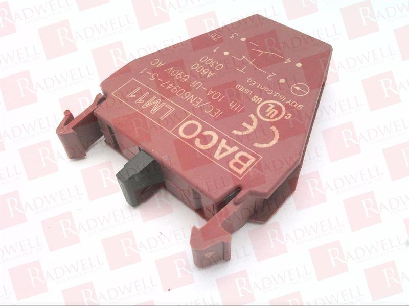 CONTACT BLOCK, 1 NO 1 NC, JOYSTICK, 22MM, FUNCTIONS AS 2 NO WHEN ATTACHED