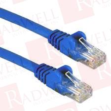 PATCH CORD, 7FT, 350MHZ, CAT5E, FLEXIBLE, BLUE
