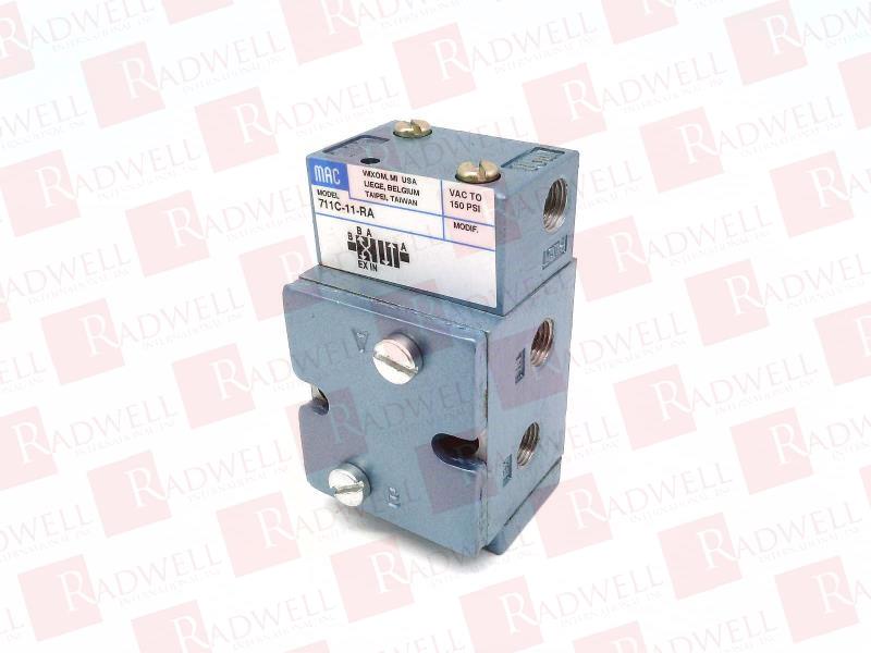 MAC VALVES INC 711C-11-RA