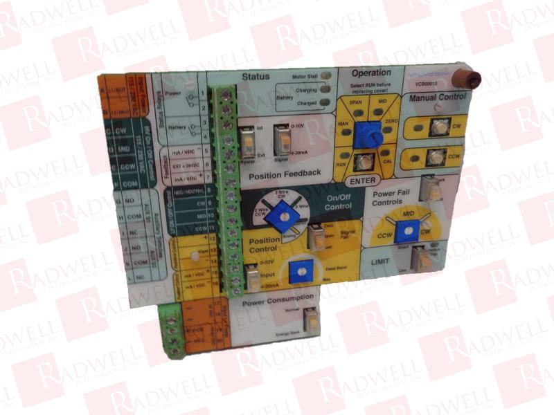  , CONTROL BOARD, 115/230 VAC, HEATER CONTROL, POWER CONSUMPTION SWITCH, MOTOR STALL/CHARGE STATUS LED LIGHTS, MANUAL CONTROL