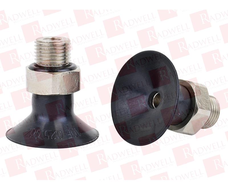 10F.025.004.01-G18M - 25 MM FLAT SUCTION CUP, NBR, WITH G1/8""MALE FITTING