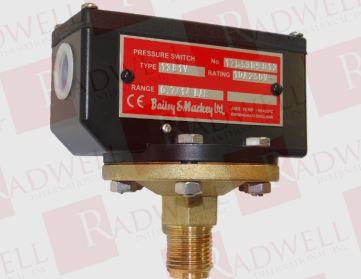 DIFFERENTIAL PRESSURE SWITCH, TYPE 1482, RANGE: 15 TO 250 MBAR, PROCESS CONNECTION: 1/8 BSP FEMALE, WETTED PARTS: BRASS CHAMBERS WITH A BERYLLIUM COPPER DIAPHRAGM, SEAL: NITRILE, SPDT MICROS ...