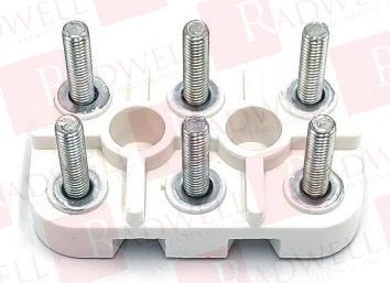 TERMINAL BLOCK, 6 POLE, SCREW MOUNT, 9999KW, 9999HP