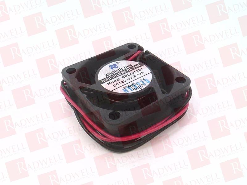 FAN, BRUSHLESS, 7 BLADE, 0.1AMP, 12VDC, 2 WIRE, 40X40X15MM