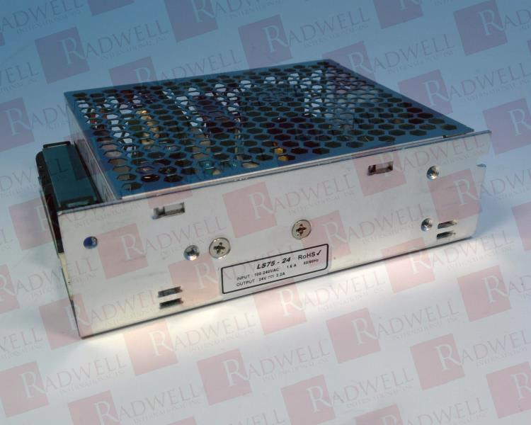 SWITCHING POWER SUPPLY, INPUT: 115 -230 VAC, OUTPUT: 3.2 AMP 24 VDC 77 W, MOUNTING STYLE: CHASSIS, ENCLOSED FRAME