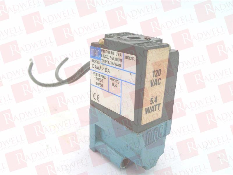 MAC VALVES INC DAAA-1DA