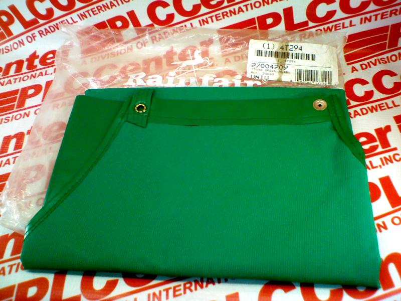 GREEN ACID APRON 35IN WIDE X 48IN LENGTH