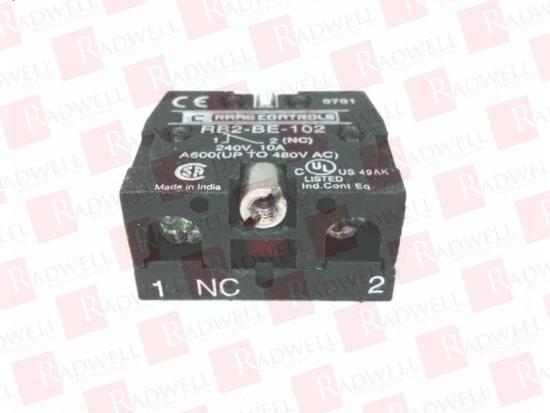 RAAS CONTROLS RB2-BE-102