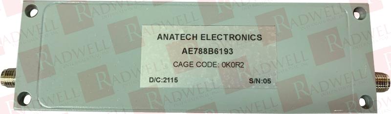 ANATECH ELECTRONICS AE788B6193