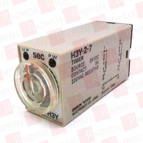 OMRON H3Y-2-7 DC24 10S