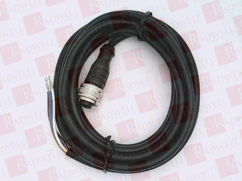  , CABLE AND CONNECTOR, M12, STRAIGHT, FEMALE, 4POLE, 4WIRE