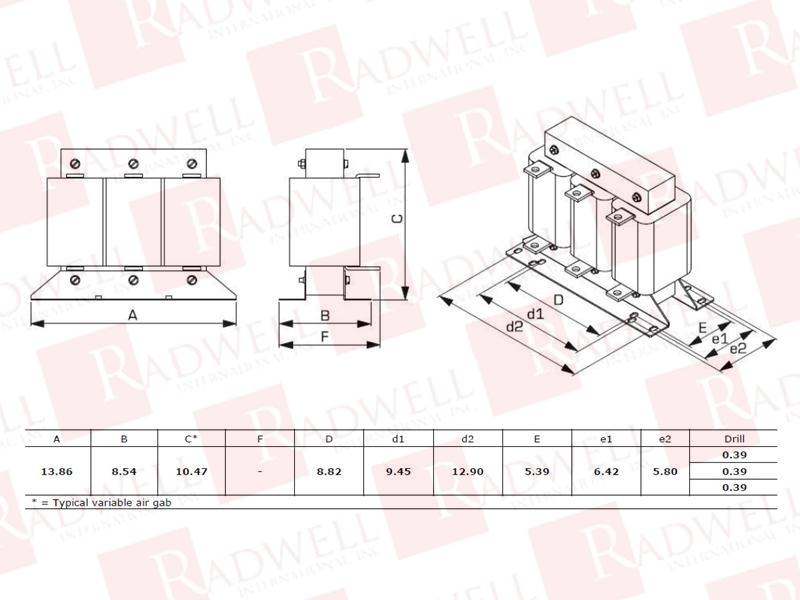 RADWELL VERIFIED SUBSTITUTE CRX0240BC-SUB