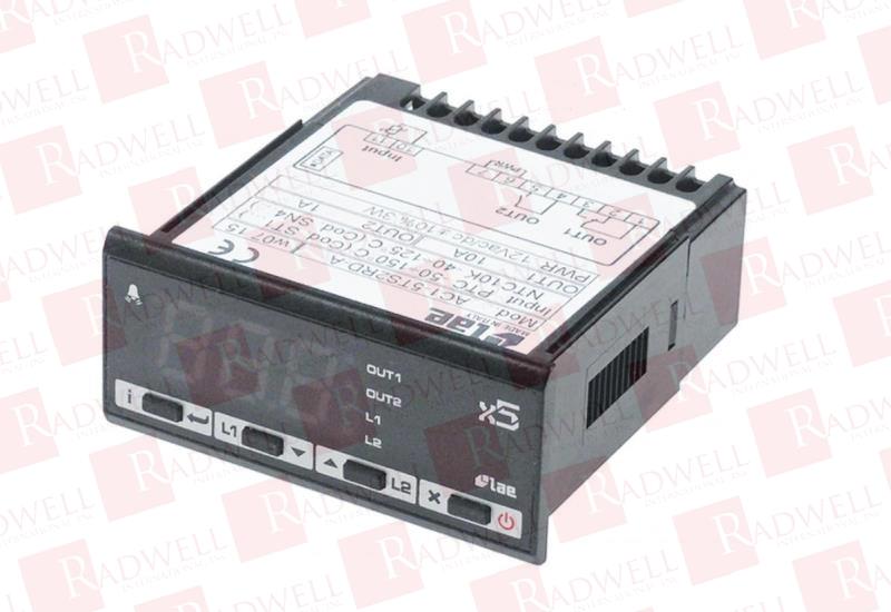 DIGITAL TWO STAGE THERMOSTAT, RANGE -40/+125 DEG C (OR F), O/P 1 RELAY 12(4)A, O/P 2 RELAY 7(2)A, 12 VAC, TTL PORT, IP55