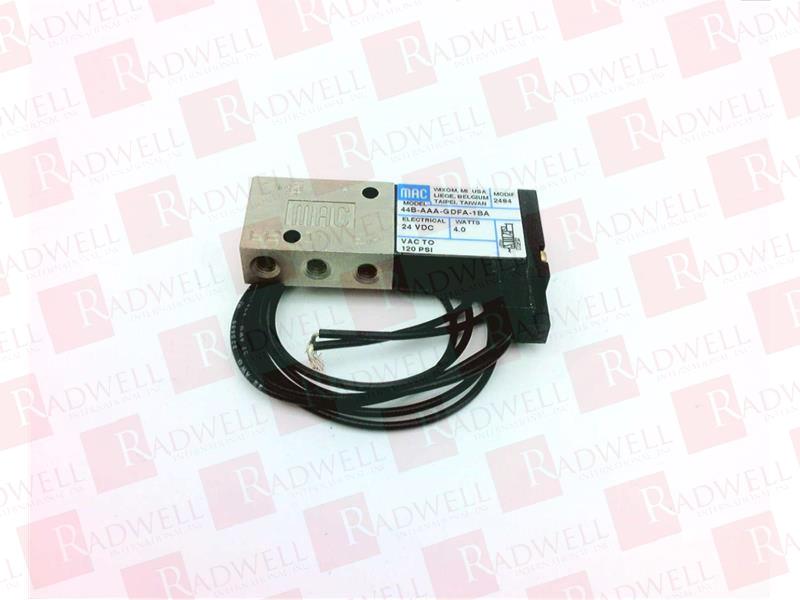 MAC VALVES INC 44B-AAA-GDFA-1BA