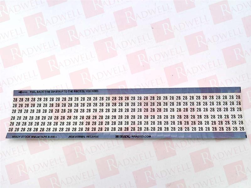 BRADY WM-28-PK-EA