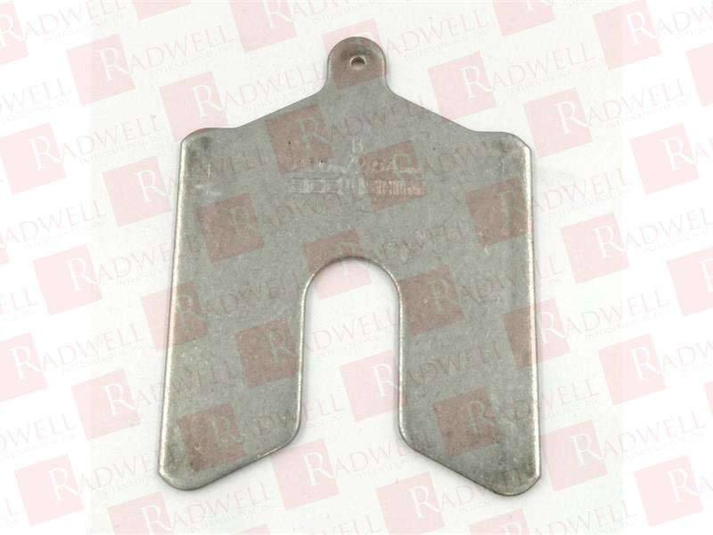 SHIM, B TYPE, 3/4 INCH SLOT WIDTH, 1/2 TO 3/4 INCH BOLT SIZE, .100 THICKNESS