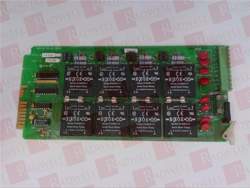 QUAD TECH, 38726, RELAY BOARD, 115V