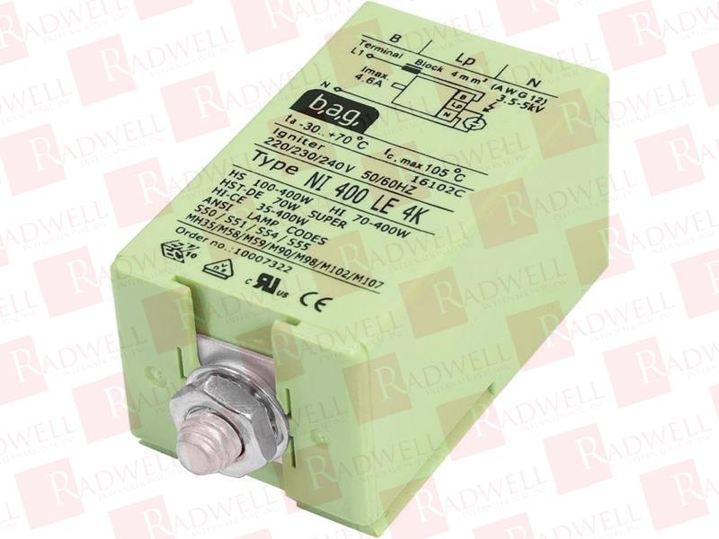 BAG ELECTRONICS NI-400-LE-4K
