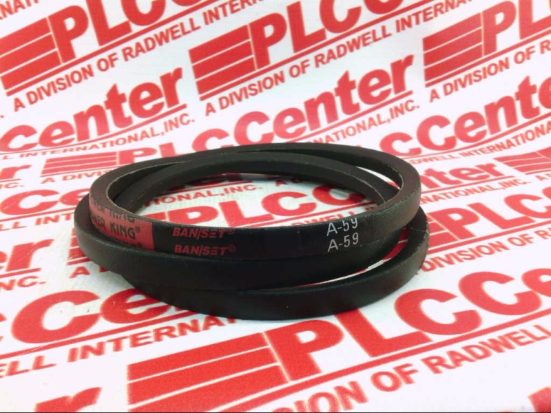 SECTION A, 1/2" WIDE, 61" OUTSIDE LENGTH, V-BELT RUBBER COMPOUND, BLACK, CLASSIC, NO. A59