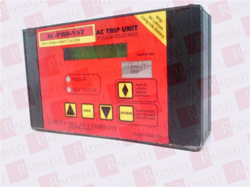 UTILITY RELAY COMPANY AC-PRO-VST