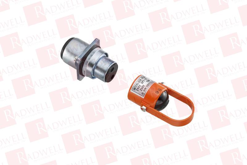SAFETY INTERLOCK PLUG, 250 V RATED, 15 AMP RATED, 4 X M4, NUT AND BOLT