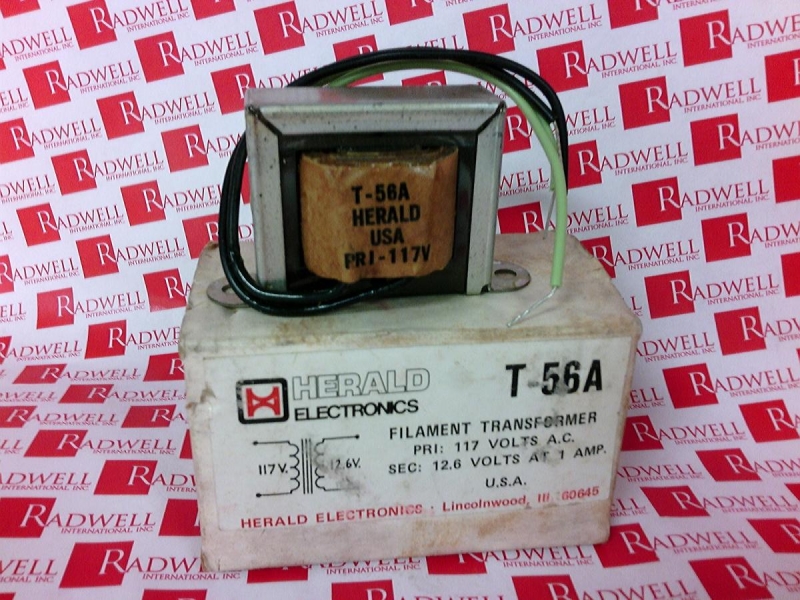 FILAMENT TRANSFORMER 117VAC PRI 1AMP 12.6VDC SEC