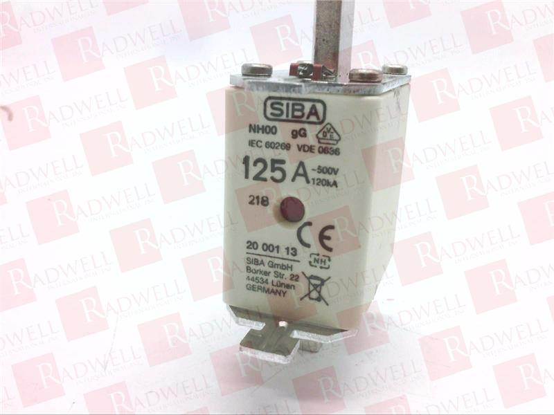 SIBA 20-001-13/125E1