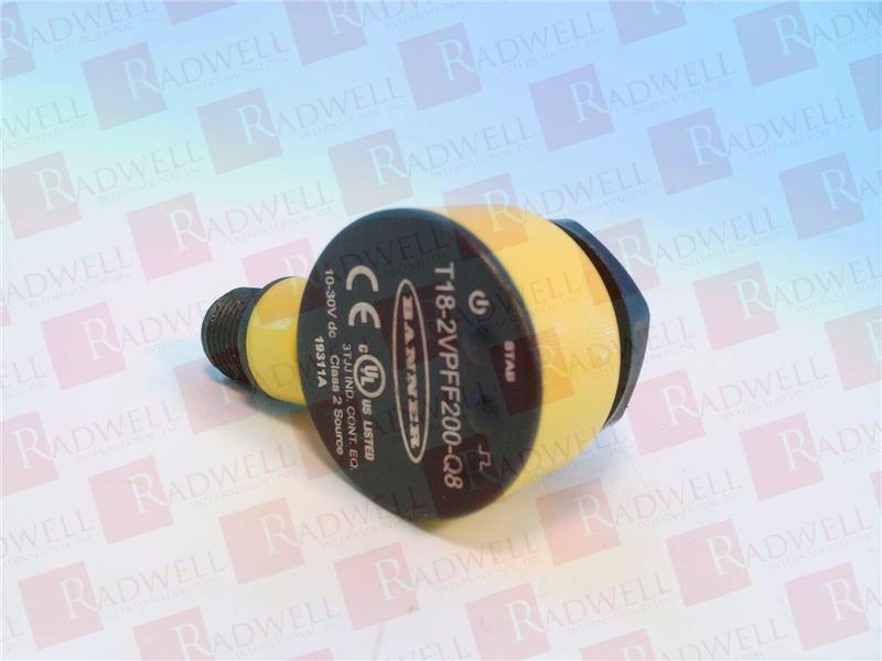 BANNER ENGINEERING T18-2VPFF200-Q8