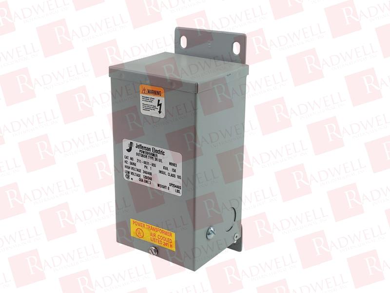  , TRANSFORMER, 0.15 KVA, 240/480 VAC PRI, 120/240 SECONDARY
