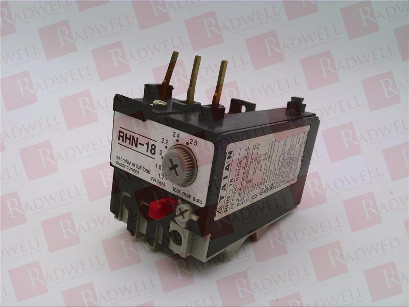 OVERLOAD RELAY 1.7-2.5AMP 3POLE