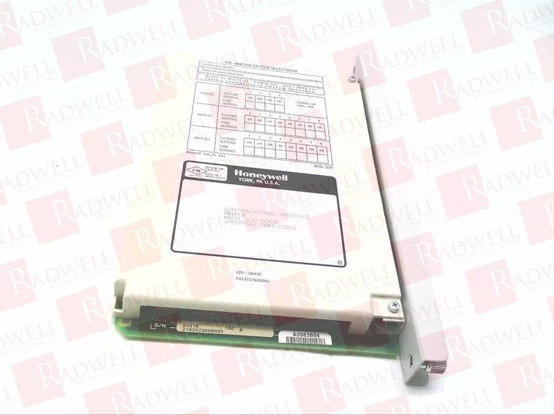 HONEYWELL 620-0043C