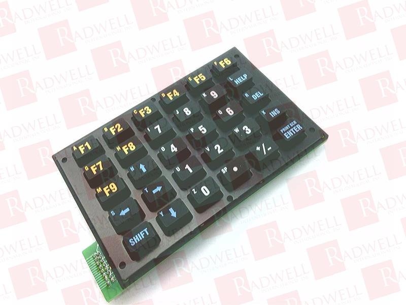 RUBBER KEYPAD, UNDERLYING CIRCUIT BOARD, CONNECTION CABLE, USED FOR OPERATOR INTERFACE PANELS