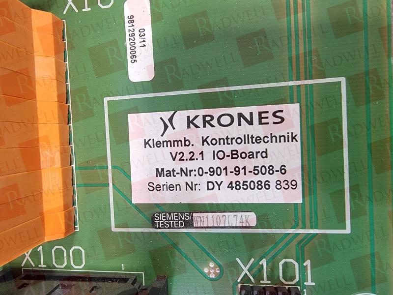KRONES 0-901-91-508-6