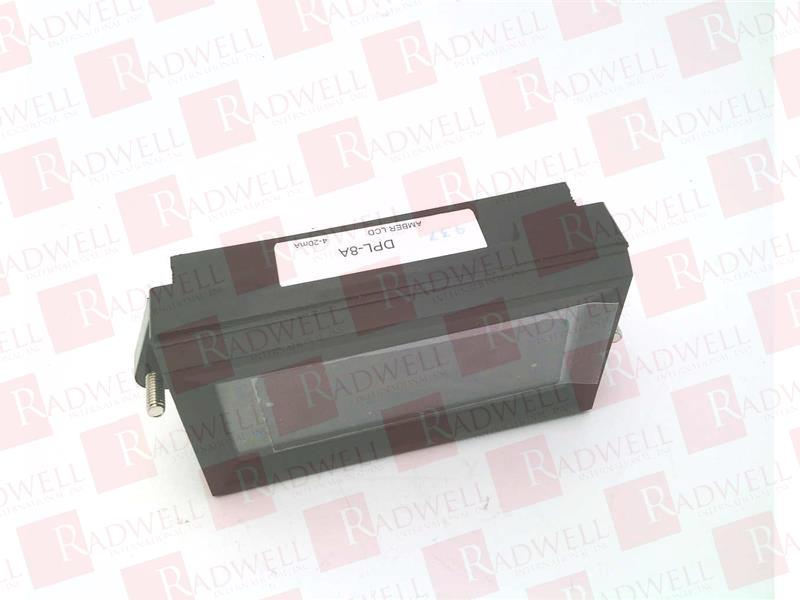PANEL METER,3-1/2IN DIGIT,4-20MA LOOP POWERED,AMBER LCD,SNAP IN