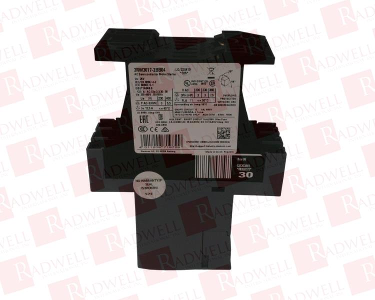 SIEMENS 3RW3017-2BB04