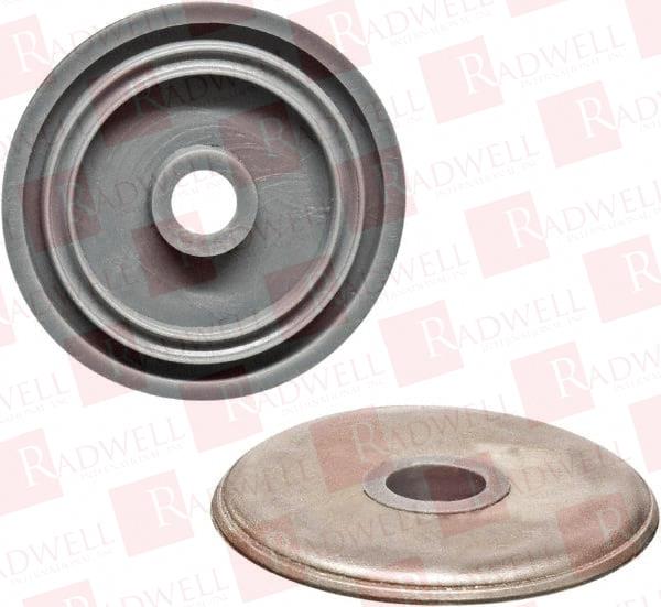 1/4" SCREW, UNCOATED, STAINLESS STEEL PRESSURE SEALING WASHER 0.235 TO 0.265" ID, 0.85 TO 1.015" OD, 100 MAX PSI, SILICONE RUBBER SEAL