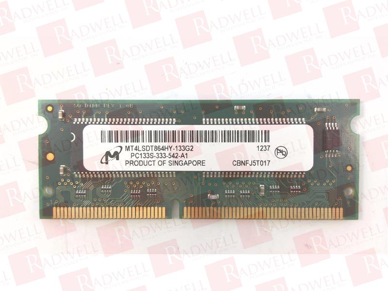 MICRON TECHNOLOGY INC MT4LSDT864HY-133G2 