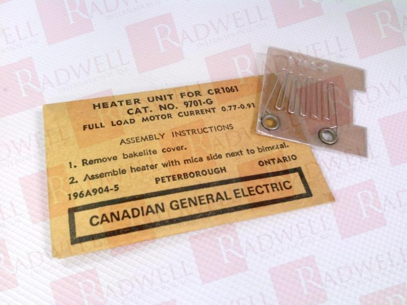 GENERAL ELECTRIC 9701-G