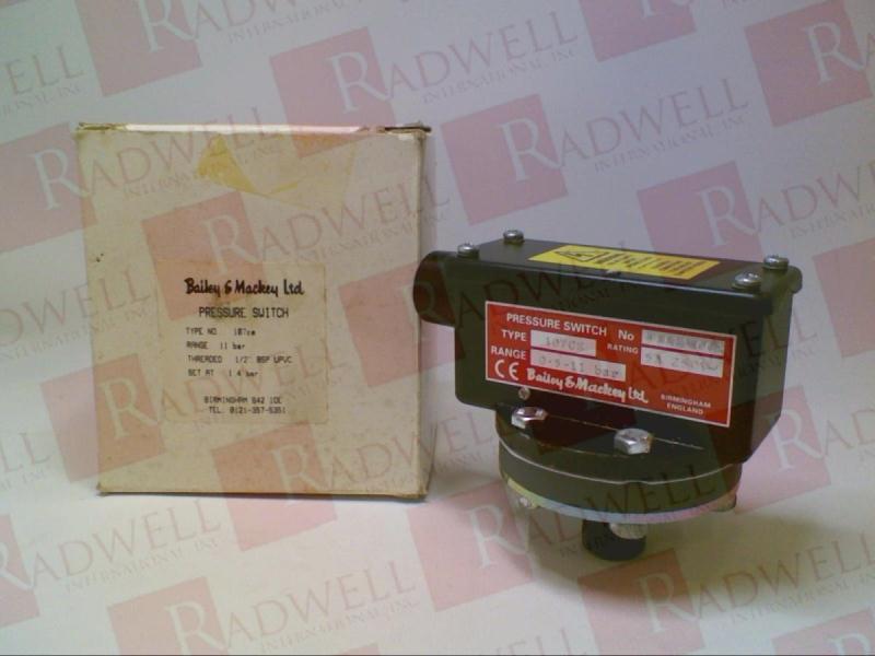 PRESSURE SWITCH 5AMP 250VAC 1/2IN BSP .5-11BAR