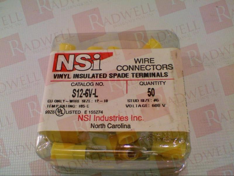NSI INDUSTRIES S12-6V-L