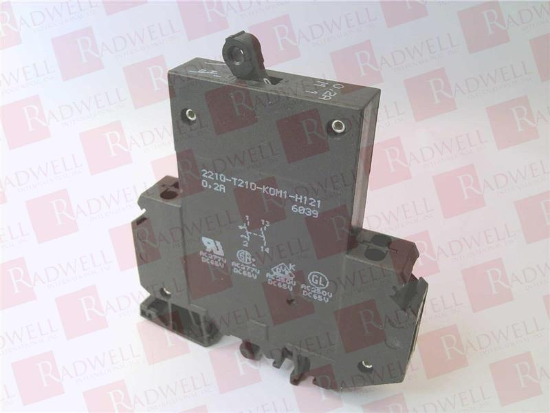 E-T-A CIRCUIT BREAKERS 2210-T210-K0M1-H121-0.2A