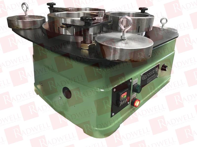 PRECISION OPEN FACE FLAT LAPPING MACHINE, 15IN, THREE CONDITIONING RINGS, 110V 60HZ 1PHASE