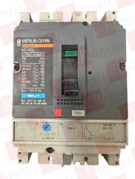 SCHNEIDER ELECTRIC NS160L-TM40D-3P